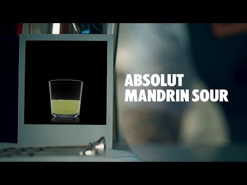 ABSOLUT MANDRIN SOUR DRINK RECIPE - HOW TO MIX