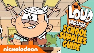 The Loud House Back To School  Supplies Guide! 📝 + EXCLUSIVE Bonus Clip! | Nick