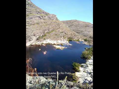 Camping solo nas Quedas do Rio Preto_ Congonhas do Norte/Fechados_MG #tbt #serradoespinhaço