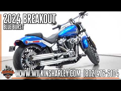 2024 Harley-Davidson FXBR Softail Breakout 117 in Blue Burst