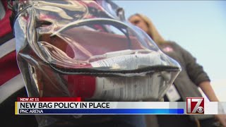 PNC Arena implementing clear bag policy