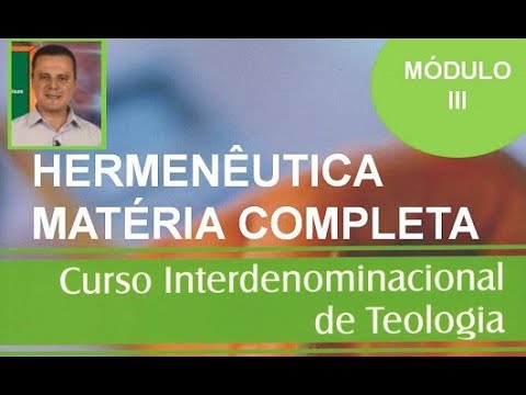 Hermenêutica - Matéria Completa
