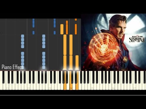 Doctor Strange - Main Theme (Piano Tutorial Synthesia)