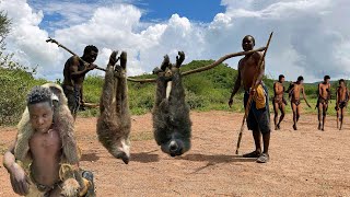 Discover Baboon Hunt With The Hadza | see what happens next