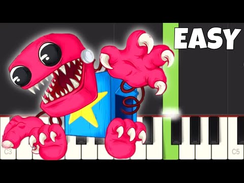 Boxy Boo Sad Back Story - EASY Piano Tutorial - Poppy Playtime Project Animation