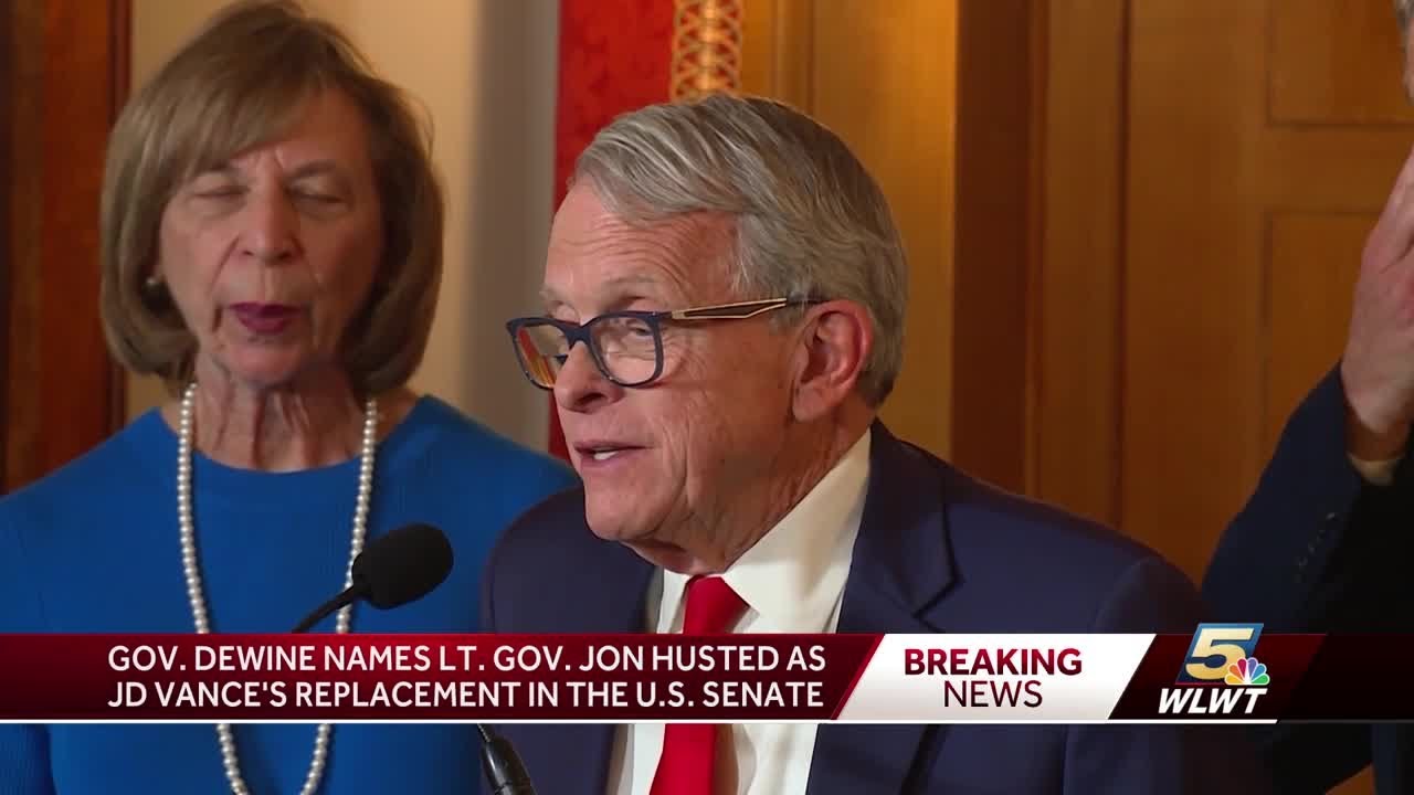 DeWine picks Lt. Gov. Jon Husted for Vance's U.S. Senate seat