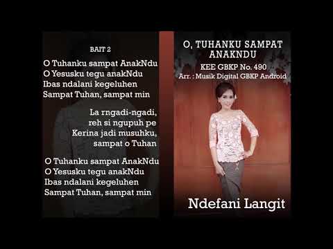 KEE GBKP No. 490 O TUHANKU SAMPAT ANAKNDU