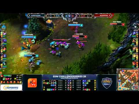 Cloud 9 Eclipse vs Mousesports map 1 - RO4 - EUW ChallengerSeries #20