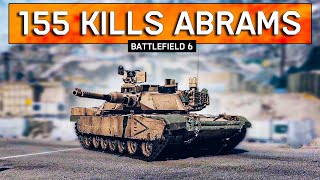 155 Kills M1A2 Abrams Gameplay | Driver & Gunner POV | Battlefield 6