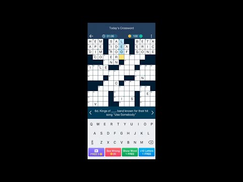 Daily Themed Crossword - Gameplay 2 - YouTube