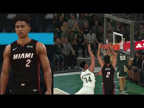 Crazy Dunk on Giannis! Miami vs Bucks BLOWOUT! NBA 2K21 My Career EP 15
