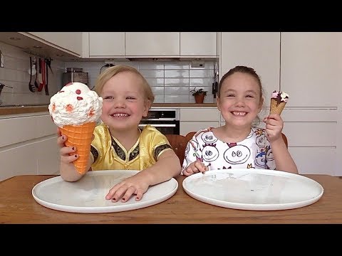 Jumbo Squishy vs Real Food CHALLENGE