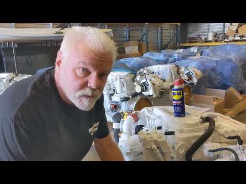 Removing an Aftercooler on a Cummins Marine QSB 6.7 Slimline Engine