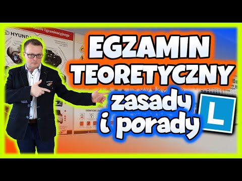 EGZAMIN TEORETYCZNY na PRAWO JAZDY