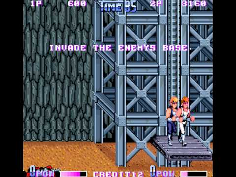 Double Dragon II - The Revenge arcade 2 player Netplay- no slowdown