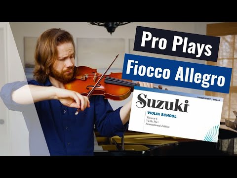 PRO plays | Fiocco Allegro | Suzuki Violin Book 6 | Solo Violin