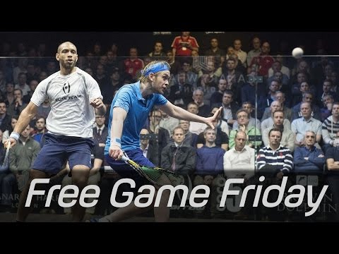 Squash: Free Game Friday - Willstrop v Meguid - Canary Wharf 2015