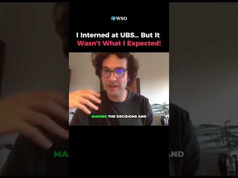 I Tried ECM at UBS—Here’s Why It Wasn’t for Me!