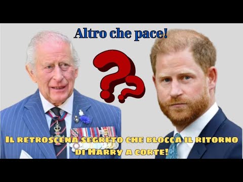 Altro che pace! Il retroscena segreto che blocca il ritorno di Harry a corte!