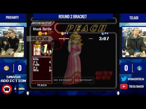 Smash Addiction 59 - Profanity (Peach) vs Teladi (Peach) - Singles Round 2