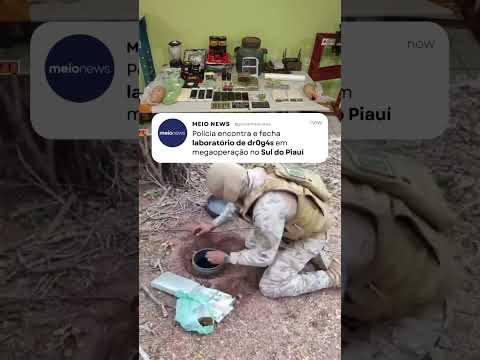 Polícia encontra e fecha laboratório de drogas em megaoperação; confira! | Bom Dia