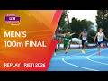 CHAMPIONSHIP RECORD Men S 100m Final Replay 2026 European Athletics U18 Championships