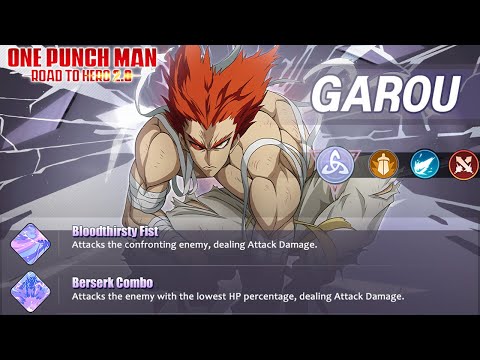 Bloodthirsty Garou The Crit Lord Is here | One Punch Man: Road To Hero 2.0