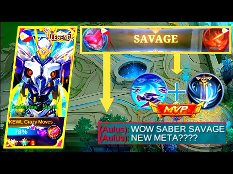 HYPER CARRY SABER IS THE NEW META!? SABER SAVAGE IN THIS BUILD!?
