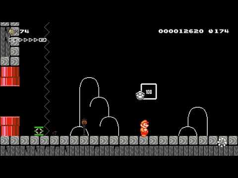 SMB3 Dry Bones Shell End Glitch 🍄Super Mario Maker 2 ✹Switch✹ #bxy