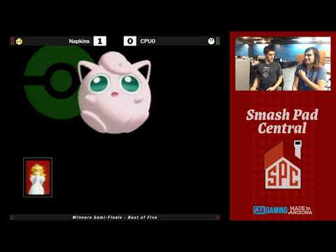 SPC 185 Melee Winners Semis - CPU0 (Jigglypuff) vs Napkins (Peach)