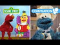 Sesame Street Read A Book With Elmo Cookie Monster Books For Kids