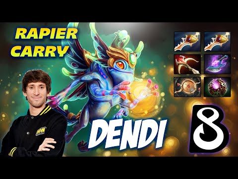 Dendi Rapier Puck [28/8/15] MEGA CARRY - Dota 2 Pro Gameplay [Watch & Learn]