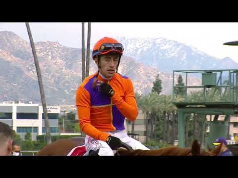 Forbidden Kingdom wins the Grade 2 San Vicente Stakes on Saturday, January 29th, 2022.