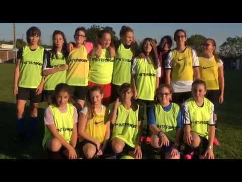 Entraînement des U13 feminines du 30 sept 2015