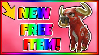 ANOTHER NEW FREE ROBLOX ITEM! (Happy New Year Ox)