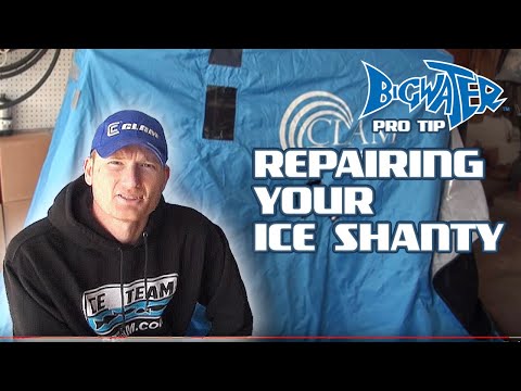 How to Repair an Ice Shanty --Holes in Shell/Outer Material - Bigwater Pro Tip