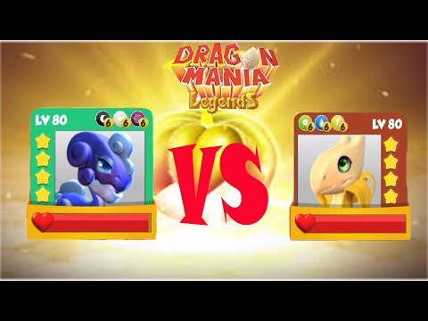 ENCHANT DRAGON BATTIE | STARUST VS Banana LV 80 VS 80 - Dragon Mania Legends | part 789 HD