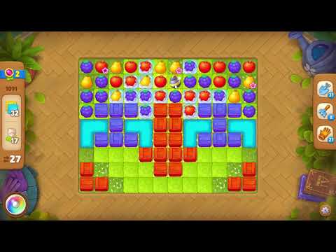 Gardenscapes 1091 Level - 28 moves - NO BooSTERS