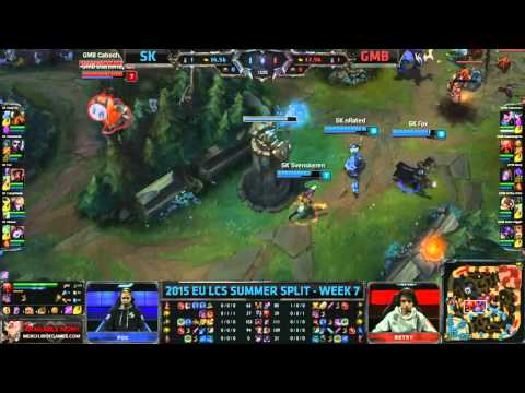 Amazing wombo combo by Gambit on EU LCS Summer Week 7 (GMB vs SK) 60 FPS
