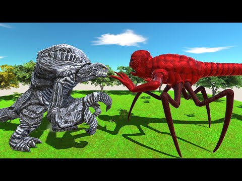 Orga vs Titanus Red - Animal Revolt Battle Simulator