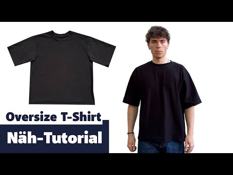 Sewing an oversized T-shirt | Sewing instructions for the perfect boxy oversized tee