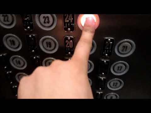 Amazing Vintage Armor Elevators at the Plaza Hotel & Casino in Las Vegas, NV