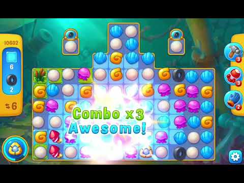 Fishdom Easy Level 10602 (with ingame boosters) @choraelmin