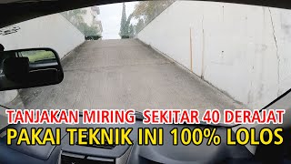 Download lagu HOW TO Climb a Steep 40 Degree Narrow Incline Using a Manual Car mp3