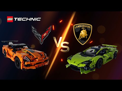 Best Lego Technic car? Lamborghini Huracan VS Chevrolet Corvette