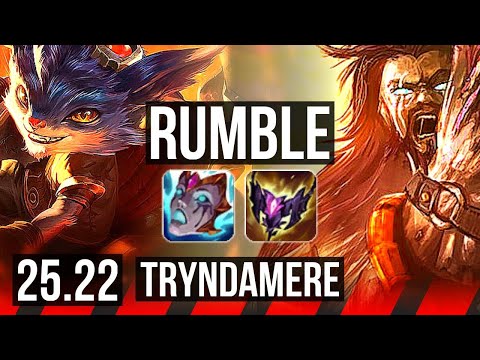 RUMBLE vs TRYNDAMERE (TOP) | 8/2/5 | KR Master | 25.22
