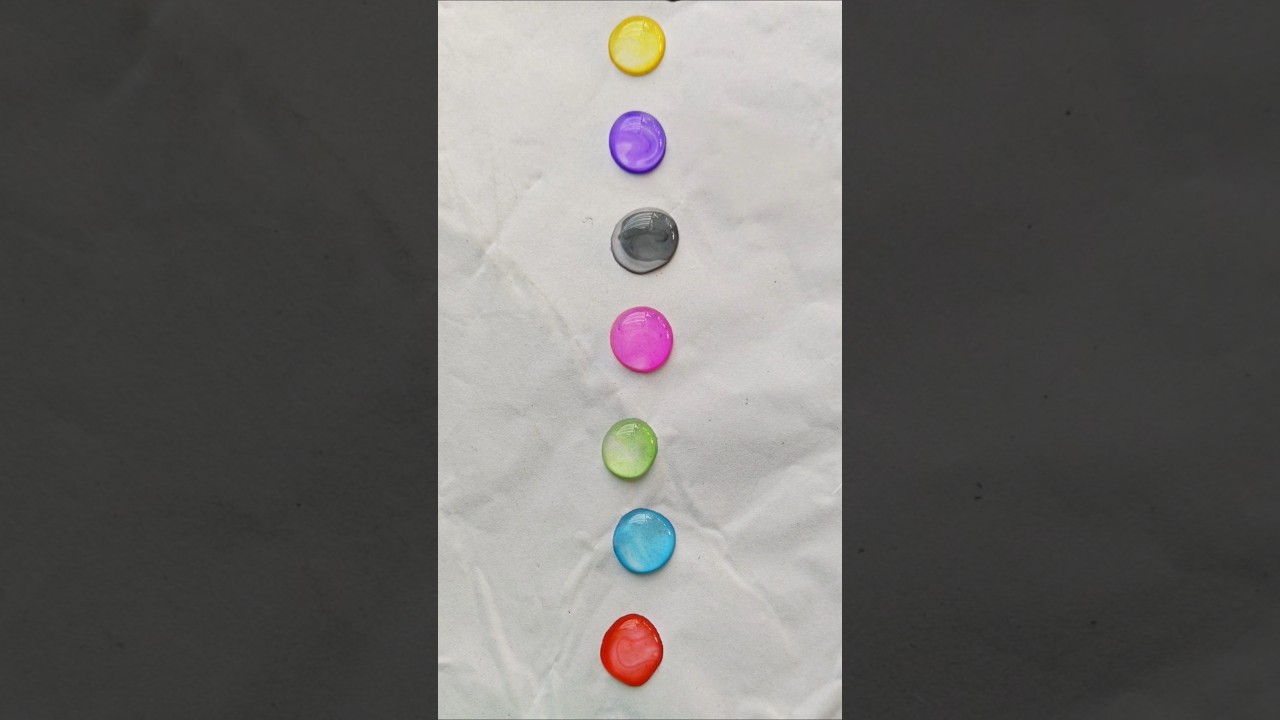 Cute Colour Songs 🎧🎤 colour mixing 🏵️#colors #satisfying #art #short