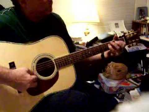 Flatpicking a medley of songs on my Aria AD-80