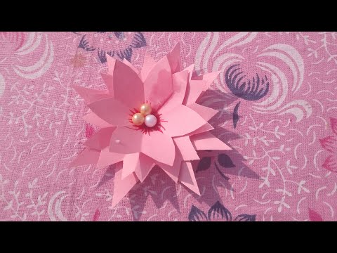 how to make a beautiful paper flower 🌹 please subscribe 💖