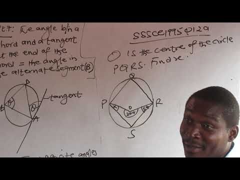 PLANE GEOMETRY 6- CIRCLE THEOREM 2